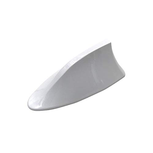 CHCY Antena de Aleta de tiburón,para Coche Antenas de Techo aéreo de señal de Radio automática,para Ford Transit Ranger Mustang Ka Fusion Focus F-150-White