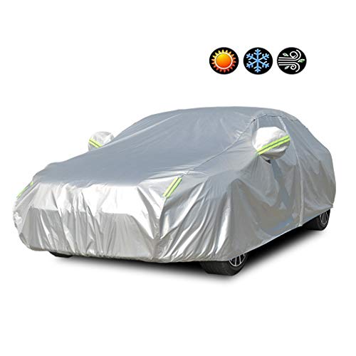 Compatible con Fiat 500X Cross Funda para Coche Cubierta del Coche Exterior del Coche Car Carpa Lona de Coche Ropa de Coche Protector Solar Aislante A Prueba de Polvo Parasol Car Cover