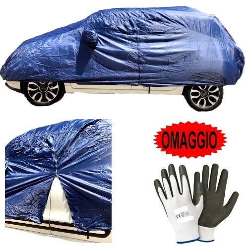 Compatible con Ford Ka+ 1.2 Ti-VCT 85 CV Black e White - White Toalla del Coche Impermeable Nylon 432X185X120CM Universal TAMAÑO M