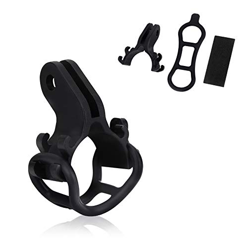 Dioche Soporte de Linterna para Bicicleta, Soporte de Linterna de Pinza para Manillar de Bicicleta Universal/Barra de Rueda Delantera/Soporte para Luz Delantera