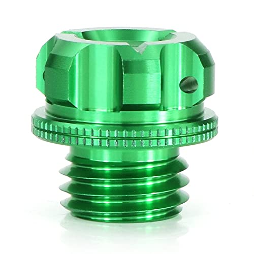 Diseño de Hardwearing Felicey Cap de Filtro de tapón de Aceite del Motor para Triunfo Daytona 675 / R 955i Speed ​​Triple Tiger 800 XC Explorer 1200 Thruxton 900 Bonneville Bobber (Color : Green)