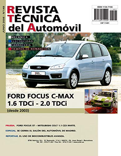 Documentación técnica RTA 149 FORD CMAX I (2003 -2010)