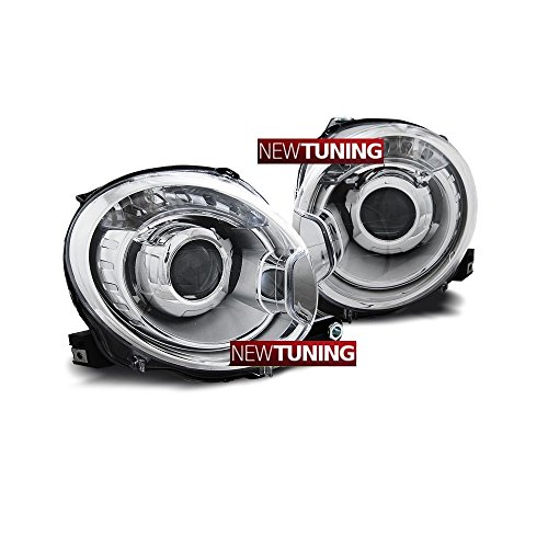 Faros delanteros Fiat 500 07- CROMO