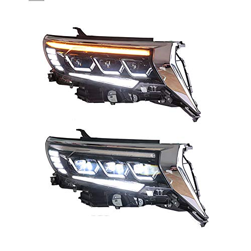 Faros delanteros para Lexus 2018, proyector de doble lente de xenón HID KIT/LED, conjunto de faros delanteros con luces LED de circulación diurna, un par