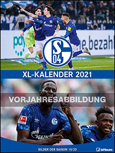 FC Schalke 04 XL Kalender 2022: Schalke 04 Fußballkalender