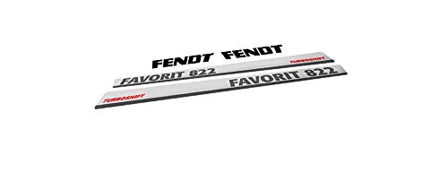 Fendt Favorit TURBOSHIFT 822 (1997 – 2002) Decal (pegatinas)