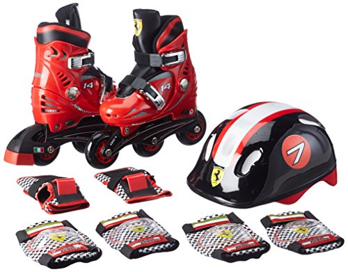 Ferrari Skate Inline Juego FK7 – 1 Rojo Rojo Talla:29-32