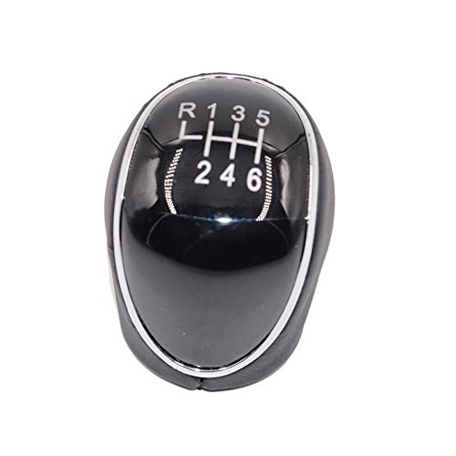 furong 5/6 Speed ​​Gear Shift Knob Palanca de Cambio de Cabeza en Forma for el Ford Mondeo MK4 Focus MK2 MK3 C-MAX S-MAX I II Kuga Galaxy MK2 MK3 2007-2015 (Color Name : 6 Speed)