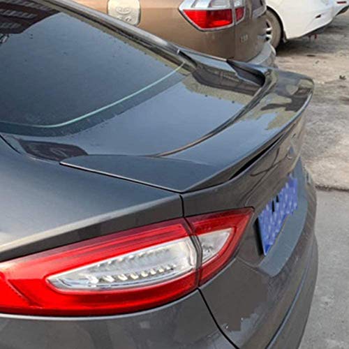 HCJGZ Premium ABS Material Car Tailpoiler Spoiler Adecuado para Ford Mondeo Fusion 2013-2019, Pegamento de 3M y fácil instalación