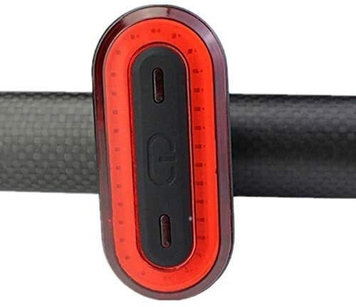 hhkty Luz de Bicicletas Ciclismo llevó la luz de la Cola Lámpara Trasera de la Bicicleta luz Trasera USB Recargable a Prueba de Agua Accesorios for Bicicletas Bicicletas