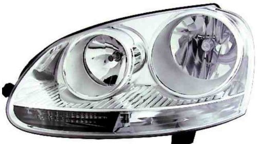 IPARLUX - Faro VW GOLF V (03->) - FARO DERECHO.-H7+H7-CROMO-EL.C/MOTOR