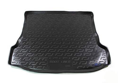 J&J AUTOMOTIVE Non-Slip Boot Mat Compatible with Ford Focus 1 4P Sedan 1998-2005