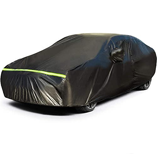 JSFMJX, Cubierta del Coche, Cubierta del Coche Oxford Tela, Cubierta de Coche Compatible con (Ford Gama Completa), la protección del Coche Lleno-Negro_Ford_Mondeo