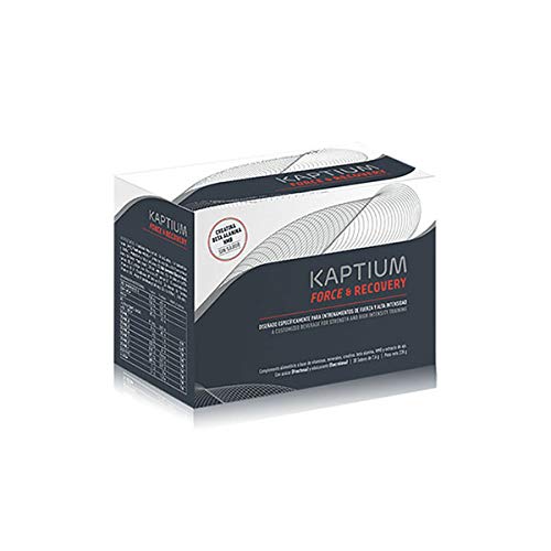 Kaptium Force & Recovery (Creatina Monohidrato, Beta Alanina, Hidroximetilbutirato, Ajo Negro, Vitamina C, B5 y B3)