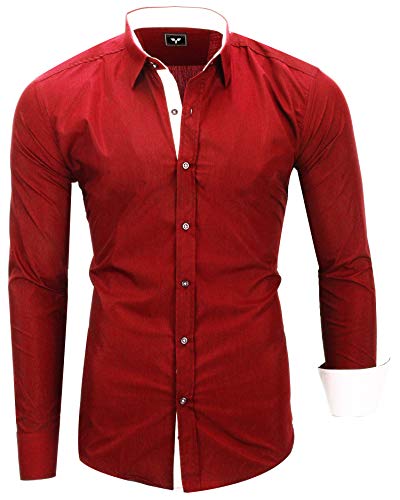 Kayhan Hombre Camisa, TwoFace Red S