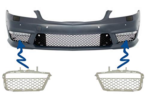 KITT SGMBW221 - Parachoques delanteros con rejilla lateral para faros antiniebla DRL, aspecto 05-12