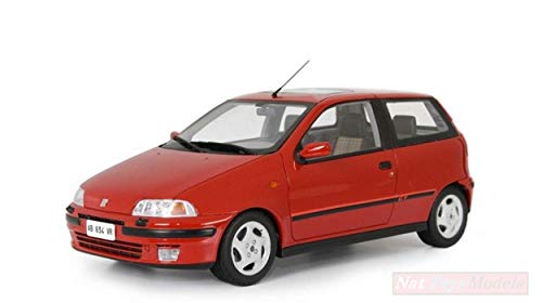 LAUDO RACING LM113B FIAT Punto GT 1993 Red 1:18 MODELLINO Die Cast Model Compatible con