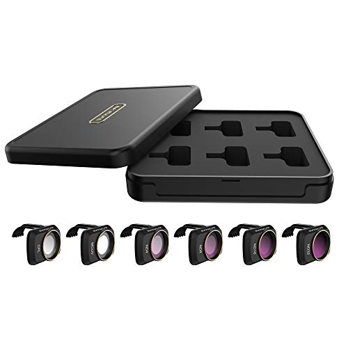 Linghaung Filtro de Lente para dji Mavic Mini 2/ Mavic Mini CPL MCUV ND ND/PL Filtro de Lente Profesional Filtro para Dron (MCUV+CPL+ND4+ND8+ND16+ND32)