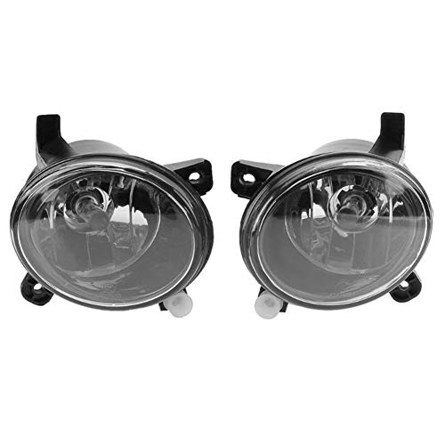 Luz de carrera diurna del coche, 1 par de coches de metal frontal de plástico pegatina de conducción del halógeno Faros de Niebla lámparas for A4 B8 Q5 2008-2012 Automóviles Accesorios de coches