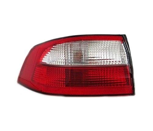 Luz trasera izquierda compatible con Renault Laguna II Hatchback 2001 2002 2003 2004 2005 VT1074L lado del conductor luz trasera izquierda montaje lámpara roja blanca