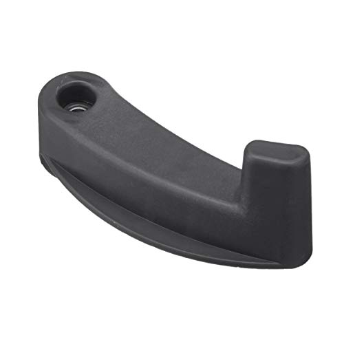 Manija de Puerta Trasera Izquierda del Coche Interior/Ajuste for Fiat Ducatto/Ajuste for Peugeot Boxer/Ajuste for Citroen Relay 250 (Color : Black)