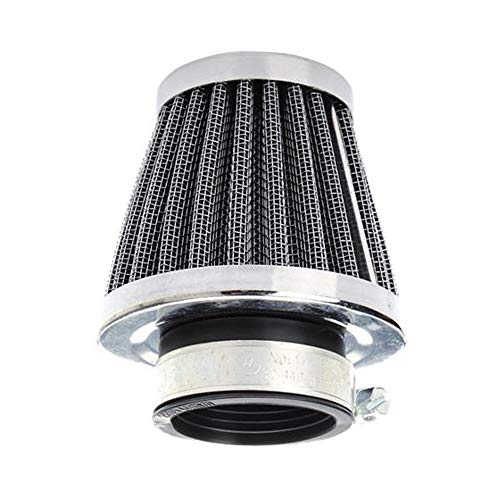 Mintice 52mm Mini Plata Cono de Motor de Coche Universal de admisión de Aire frío Filtro de Turbo Limpio de ventilación del vehículo …