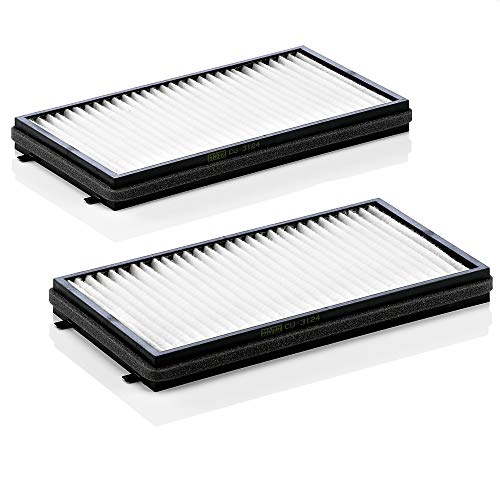 Original MANN-FILTER Filtro de habitáculo CU 3124-2 – Paquete de filtros de habitáculo (set de 2) – para automóviles