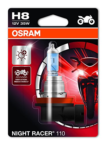 OSRAM 64212NR1-01B Night Racer 110 H8 Faro de la Motocicleta Halógeno, 12 V