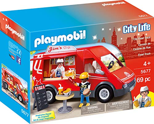 PLAYMOBIL 5677 Stadtleben Food Truck, Multicolor