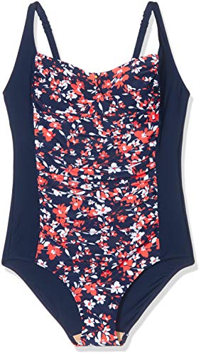 Pour Moi? Mujer Coral Flower Control Swimsuit baño Not Applicable, Azul (Coral Flower Coral Flower), (Talla del Fabricante: 14)