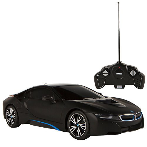 Rastar - Coche teledirigido 1:18 - BMW i8 negro (75895)