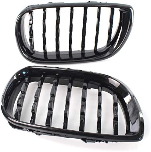 Rejillas ZHAOHAOSC   , para BMW E46 4D 2002 2003 2004 2005, Negro Brillante, plástico ABS, Diamante, Estilo Metero, Rejilla Delantera para Coche, Rejilla de Malla