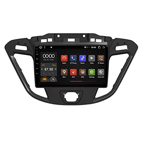 RouLg Android 8.1 Navegador GPS Estéreo para Ford Transit Custom 2013-2018, Navegación GPS De 4 Núcleos, FM/Bluetooth/WiFi/SWC/Mirror Link/Cámara De Visión Trasera,4g+WiFi: 2+32g