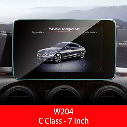 ROYAL STAR TY Láminas Protectoras Coche GPS TPU Protector de Pantalla for Mercedes W204 W205 W219 W166 X253 X166 W447 C V GLC CLS GLE GLS Clase Accessorries (Color Name : Green)