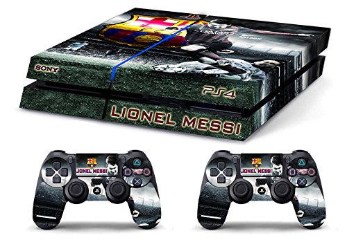 Skin PS4 HD LIONEL MESSI FC BARCELLONA - limited edition DECAL COVER ADHESIVO playstation 4 SONY BUNDLE