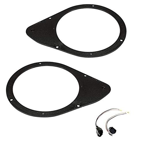 Sound way - kit adaptadores soportes de montaje altavoces para Fiat 500 / Stilo traseros - KC46