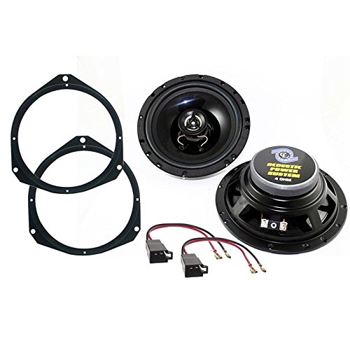 Sound-Way Kit Montaje Altavoces Radio de Coche 120 Watt 16,5 cm Compatible con Fiat, Renault, Opel, Alfa Romeo, Lancia, Peugeot, Citroen, Ford