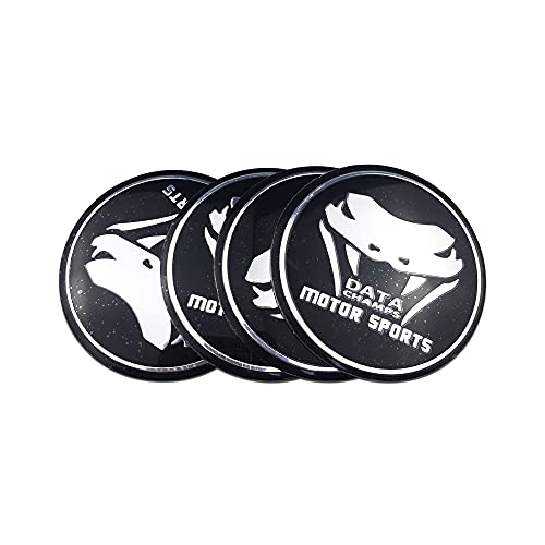 Tapas Para Llantas de Coche Tapas de la rueda Caps Snake Data Champs 4pcs Sticker Logo Aluminio Emblema Insignia para Fiat Uno Ford Ranger Jaguar S-Type Lexus NX200 Peugeot 206 Jeep Patriot Wheel Cent