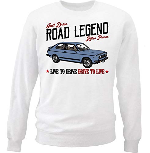 Teesandengines FIAT 128 3P 1100 Sport Sudadera Size Small