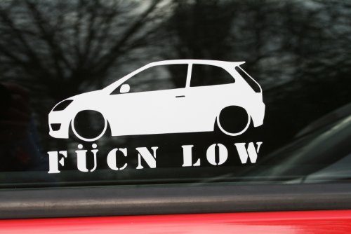 Turnerco Fucn Low Car Sticker - for Ford Fiesta Mk6 ST