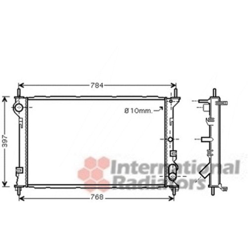 Van Wezel 18002411 Ventilador, refrigeración del motor