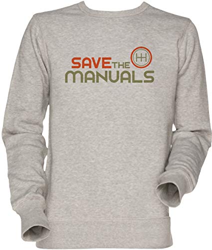 Vendax Save The Manuals Unisexo Sudadera Gris