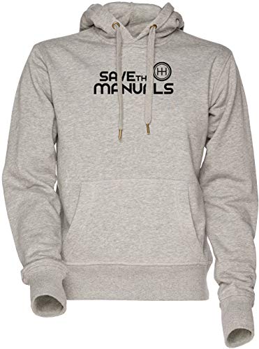 Vendax Save The ManualsUnisexo Sudadera con Capucha Gris