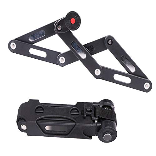 Vientiane Bicycle & Motorcycle Folding Lock,Folding Bicycle Lock Password Lock 6 Joints Bicycle Lock Security Level Bicycle Folding Lock  For Mountain Bike/Road Bike