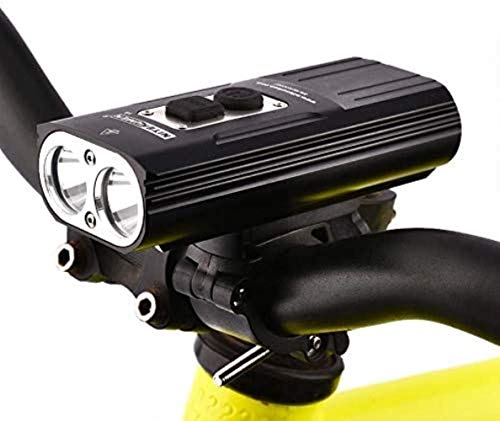 WYZQ Luz de Bicicleta 1800Lumen Luz Delantera de Bicicleta Faros de Ciclismo Linterna Recargable de Bicicleta Lámpara de Cabeza LED Impermeable Fo