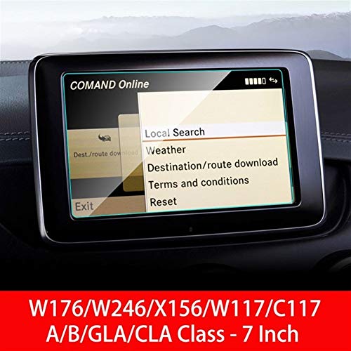 ZhengELE Pantalla de navegación del GPS del coche de TPU protector de la película for Mercedes W204 W205 W246 W176 W177 W213 C117 X156 X253 A B C E GLA CLA GLC Clase (Color Name : Green)