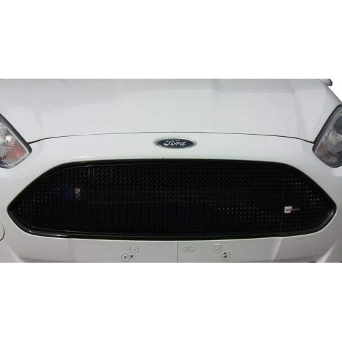 Zunsport Compatible con Ford Fiesta Zetec S - Parrilla Superior - Acabado Negro (De 2013 a 2017)