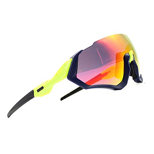 2018 Kit de Gafas de Sol Ciclismo 3LS Revo + polarizado + Transparente (Verde)