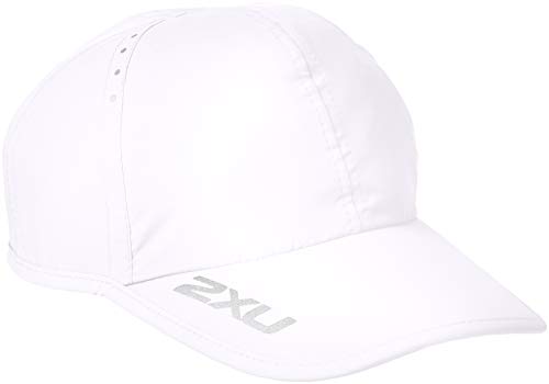 2XU Gorra Unisex, Color Blanco, Talla única