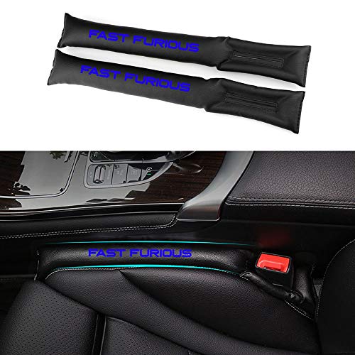 8X-SPEED para Megane Relleno Ranura Asiento de Coche Evita Que los artículos se caigan Acolchado del Espaciador de Cojín Automóvil Accesorios 2 Piezas Azul